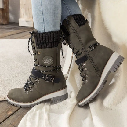 Botas de nieve impermeables y térmicas para mujer