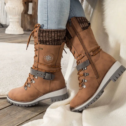 Botas de nieve impermeables y térmicas para mujer