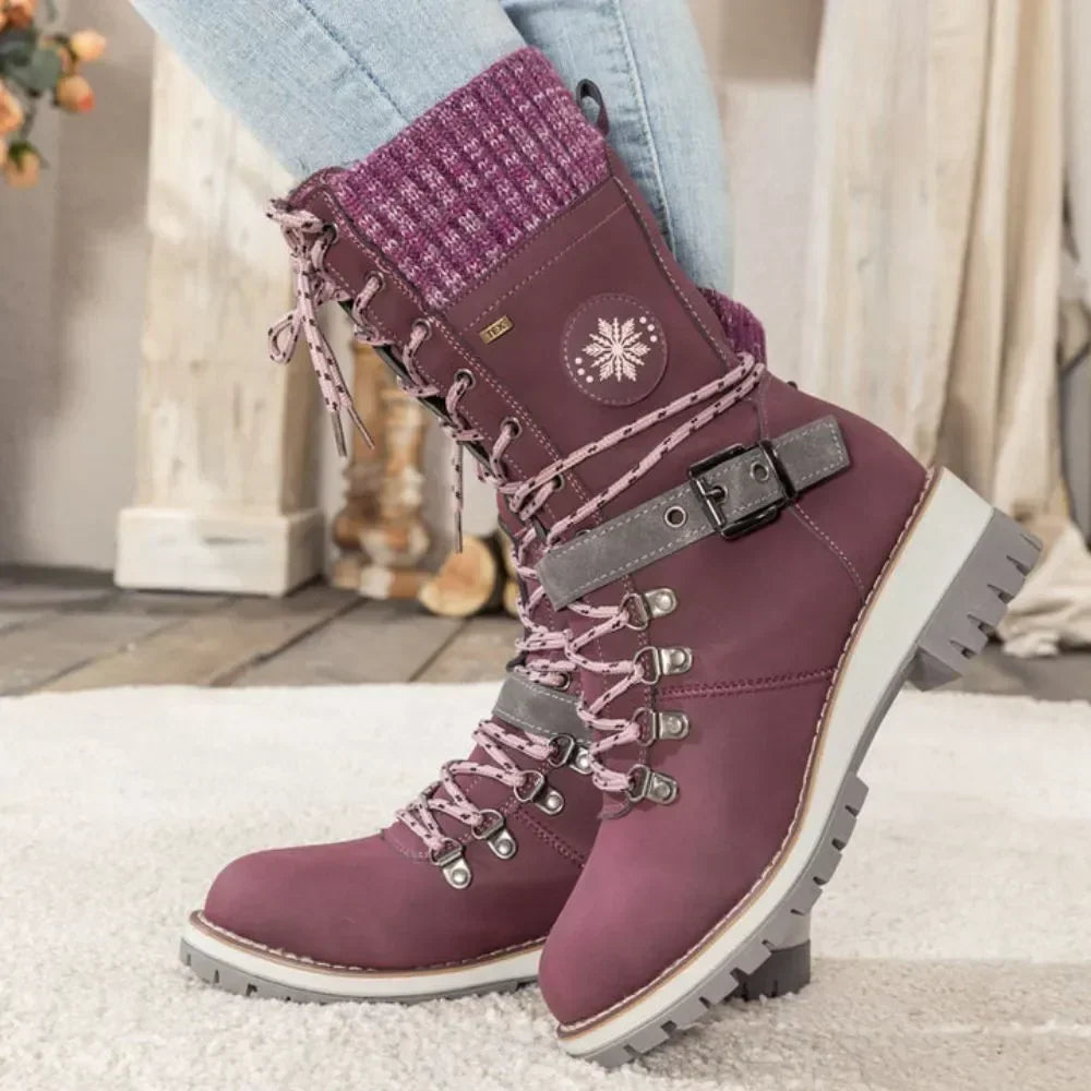 Botas de nieve impermeables y térmicas para mujer