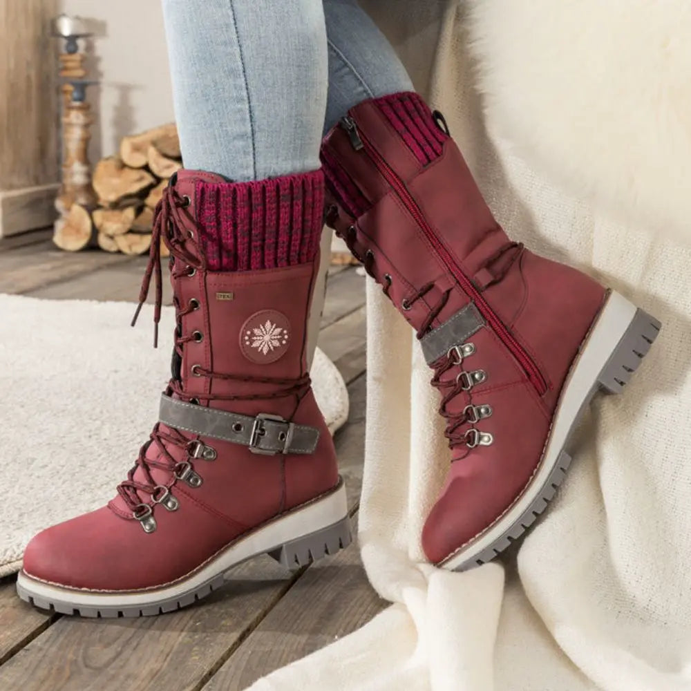 Botas de nieve impermeables y térmicas para mujer