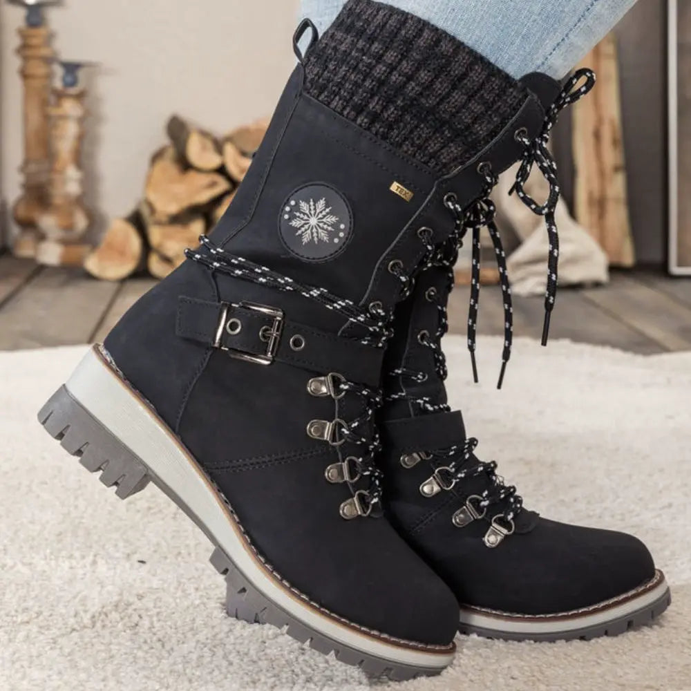 Botas de nieve impermeables y térmicas para mujer