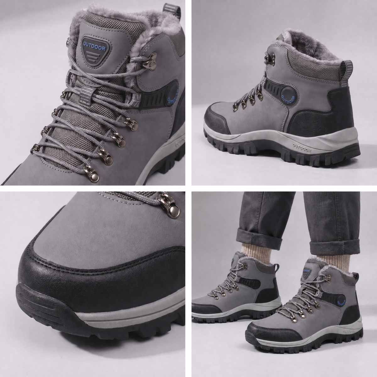 Botas de senderismo impermeables de invierno