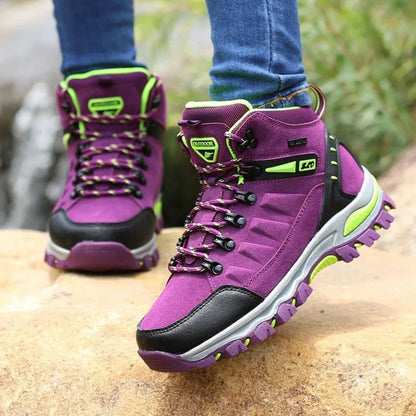 Botas de senderismo resistentes para mujer