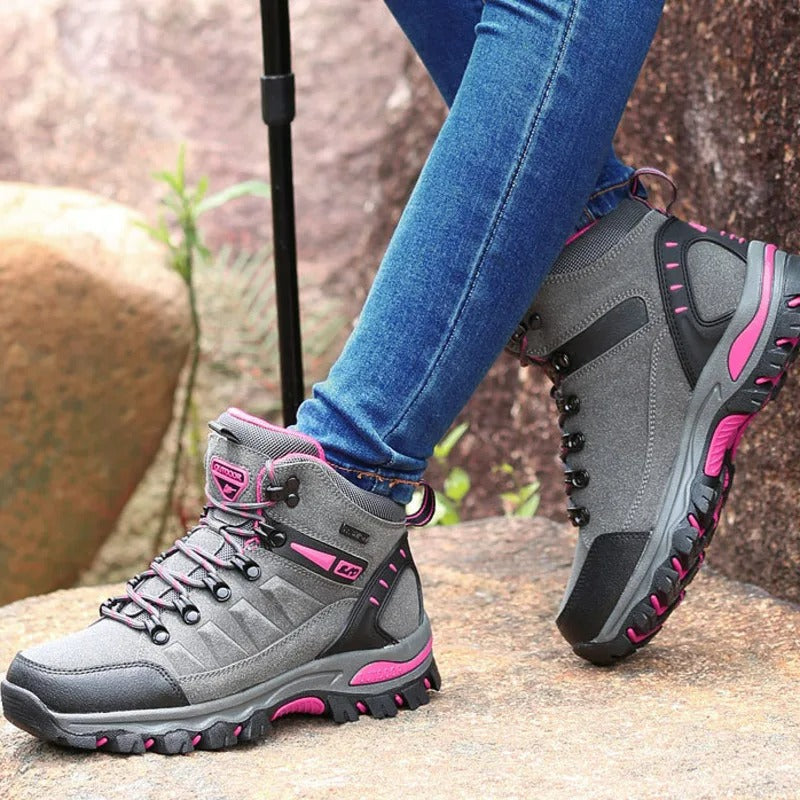 Botas de senderismo resistentes para mujer