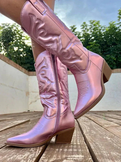 Botas de vaquero elegantes para mujer