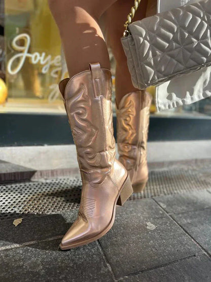 Botas de vaquero elegantes para mujer