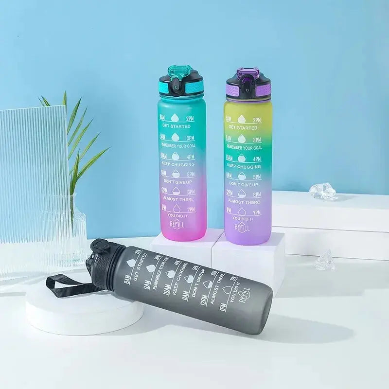 Botella de Agua de Motivación 1000ML