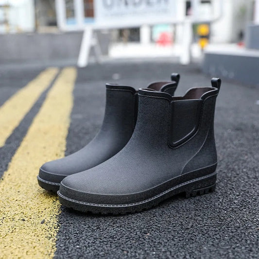 Botines de agua chelsea para mujer impermeables con plataforma