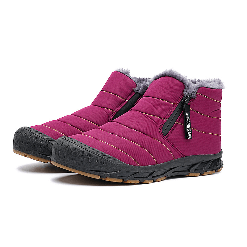 Botines de invierno impermeables para hombre y mujer