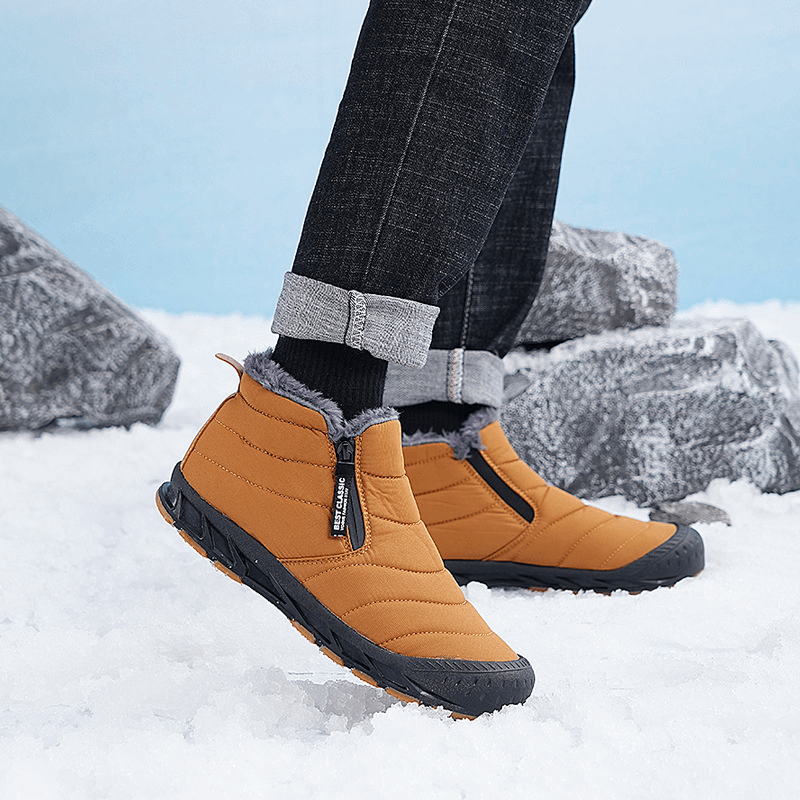 Botines de invierno impermeables para hombre y mujer