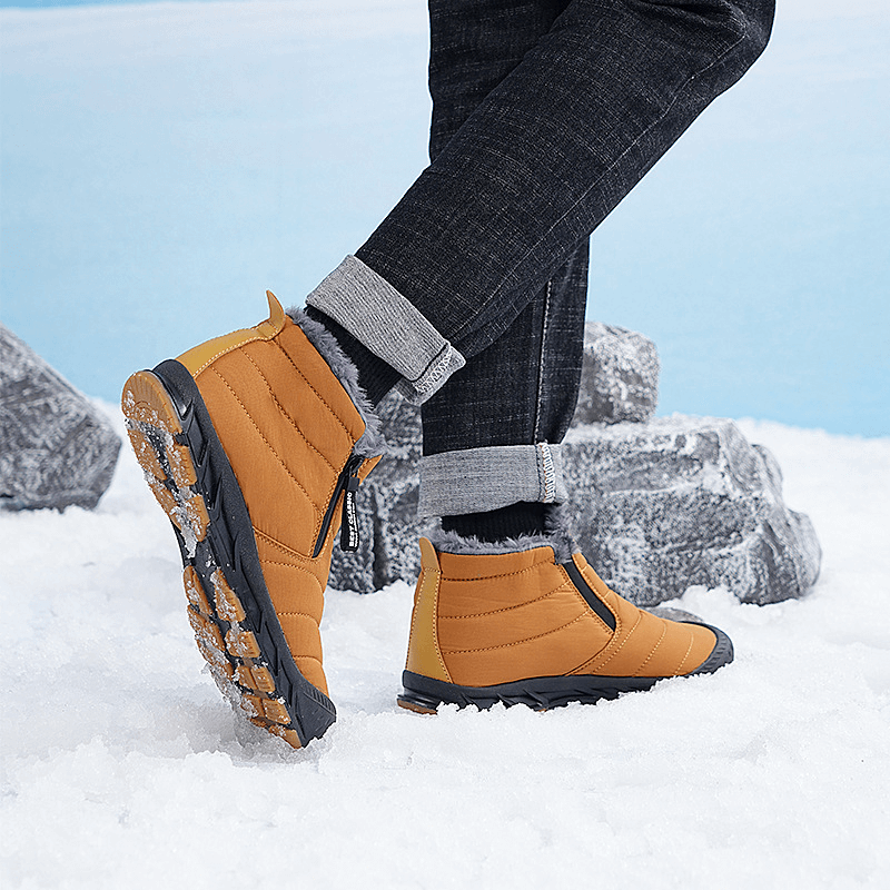 Botines de invierno impermeables para hombre y mujer
