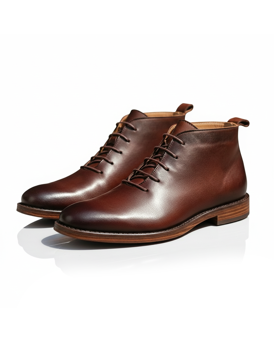 Botines de piel premium para hombre