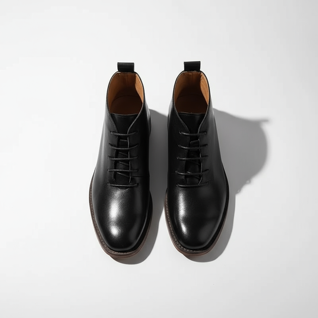 Botines de piel premium para hombre
