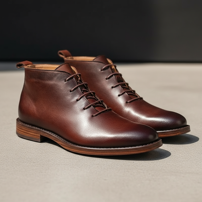 Botines de piel premium para hombre