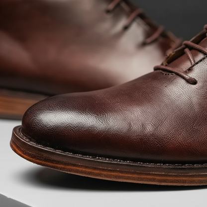 Botines de piel premium para hombre
