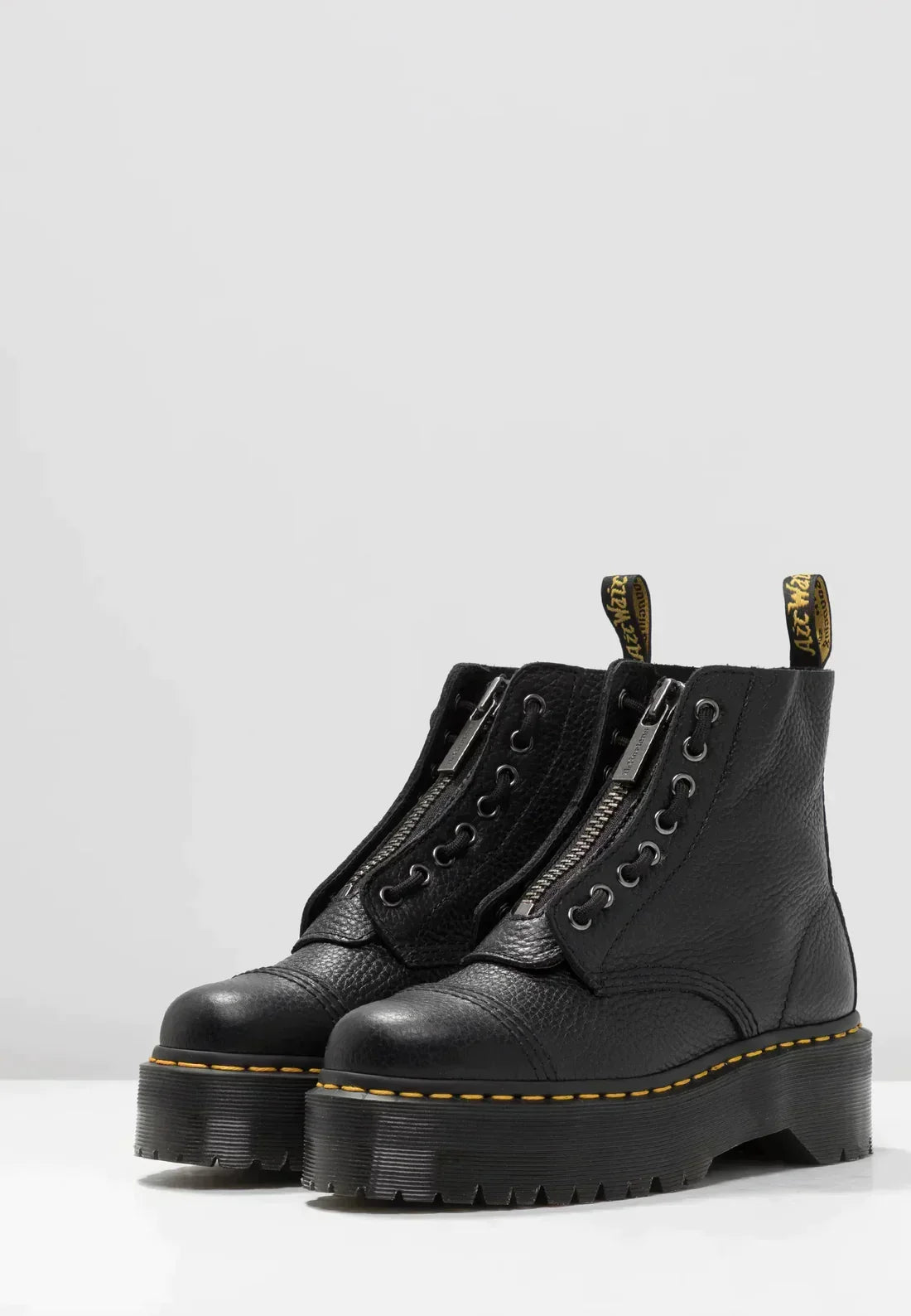 Botines elegantes de piel para mujer con tacón estable y suela antideslizante