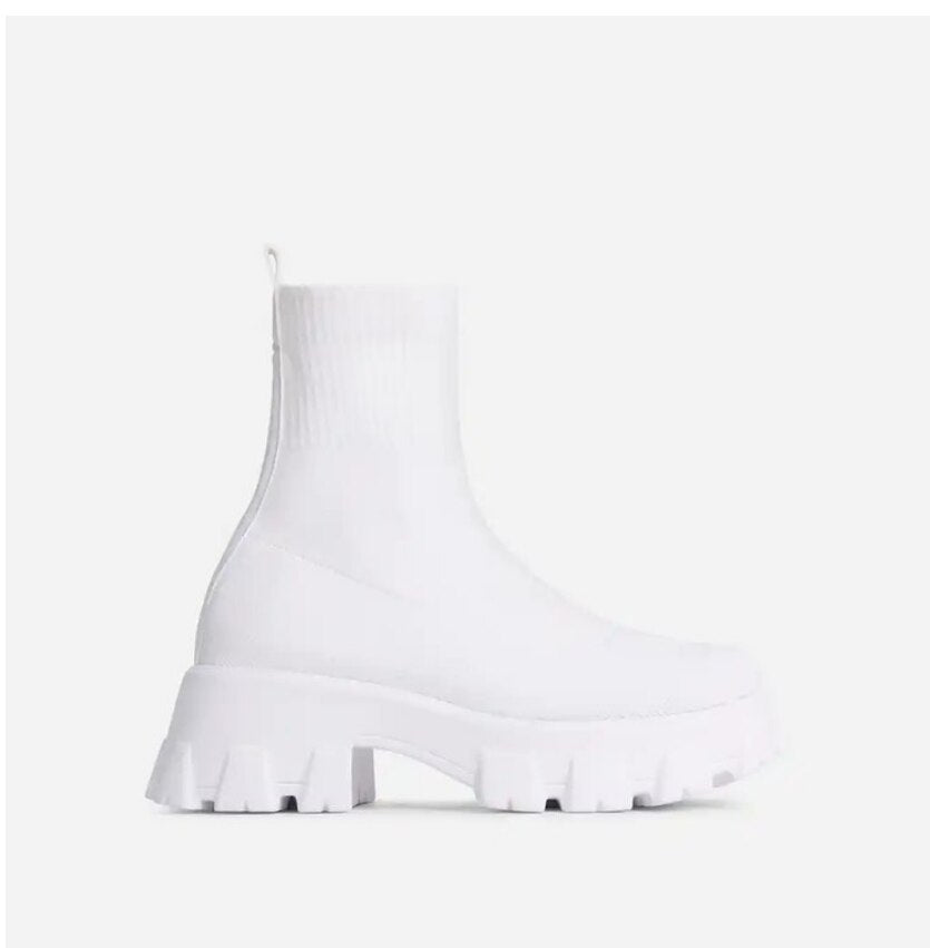 Botines tipo calcetín para mujer