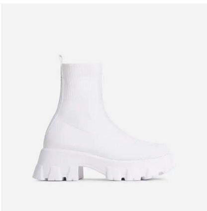 Botines tipo calcetín para mujer