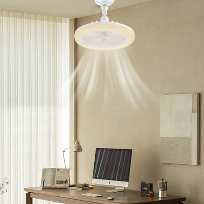 BREEZELIGHT – Ventilador de Techo con Portalámparas y Control Remoto