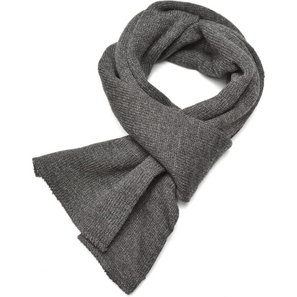 Bufanda de Invierno de Punto de Doble Capa Clásica para Hombres - Xander