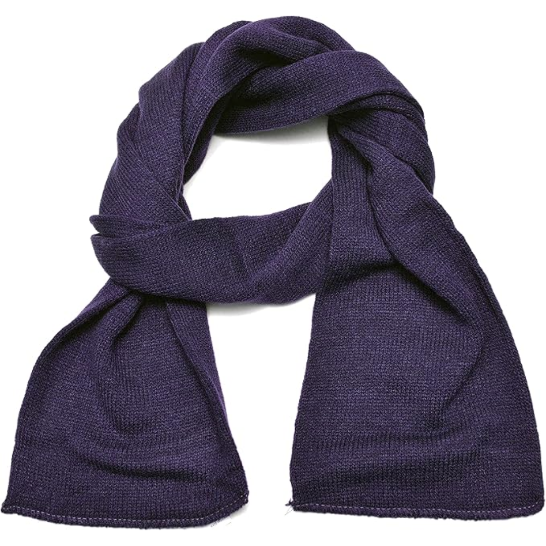 Bufanda de Invierno de Punto de Doble Capa Clásica para Hombres - Xander