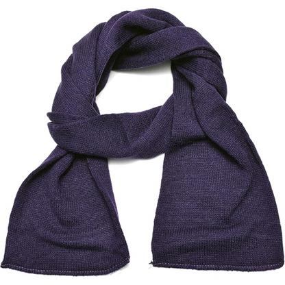 Bufanda de Invierno de Punto de Doble Capa Clásica para Hombres - Xander
