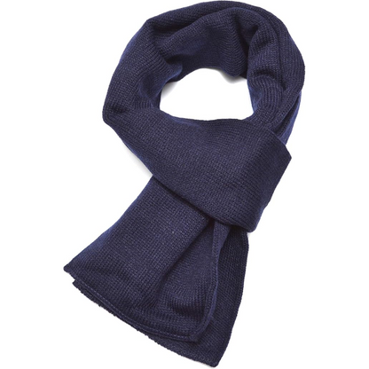 Bufanda de Invierno de Punto de Doble Capa Clásica para Hombres - Xander