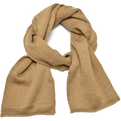 Bufanda de Invierno de Punto de Doble Capa Clásica para Hombres - Xander