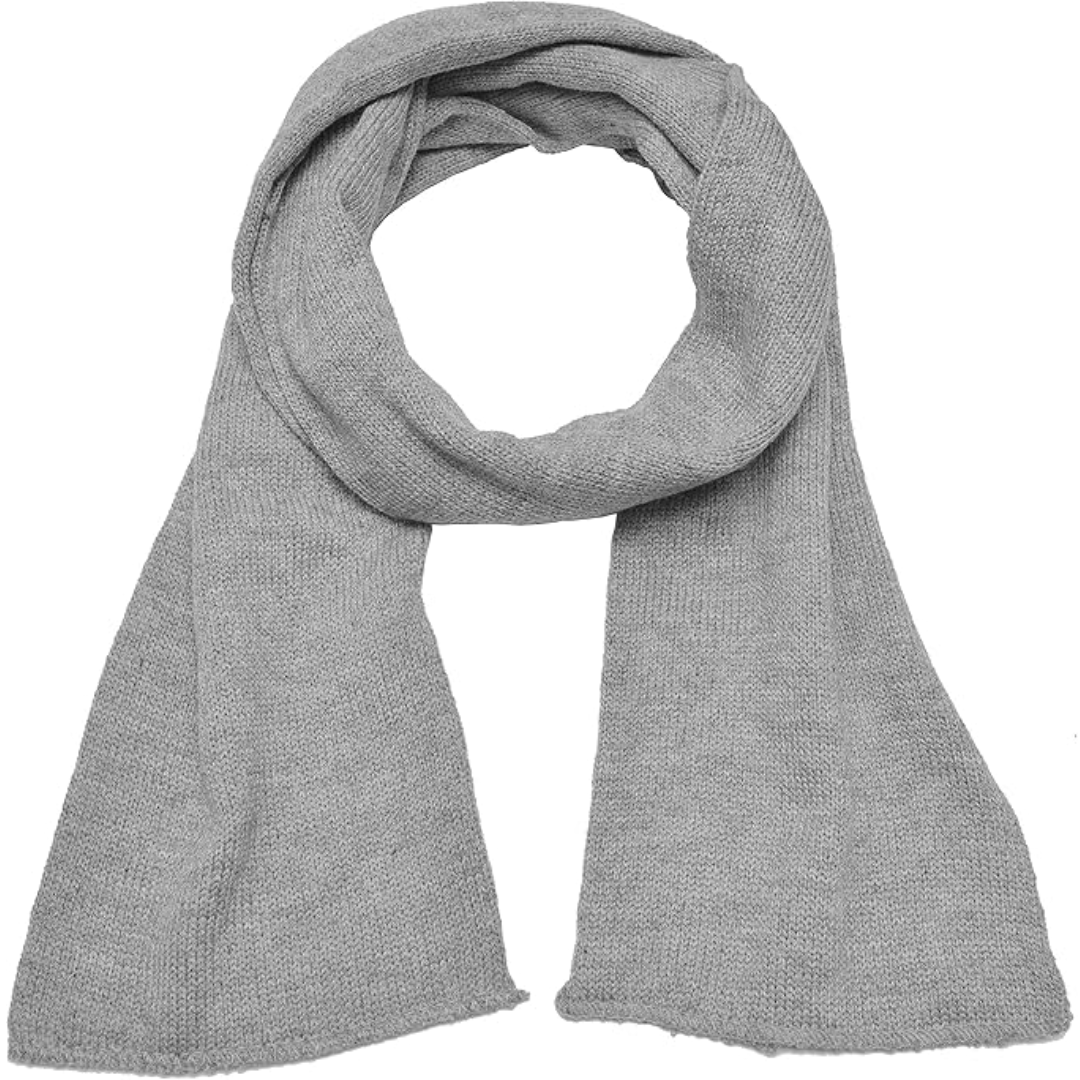 Bufanda de Invierno de Punto de Doble Capa Clásica para Hombres - Xander