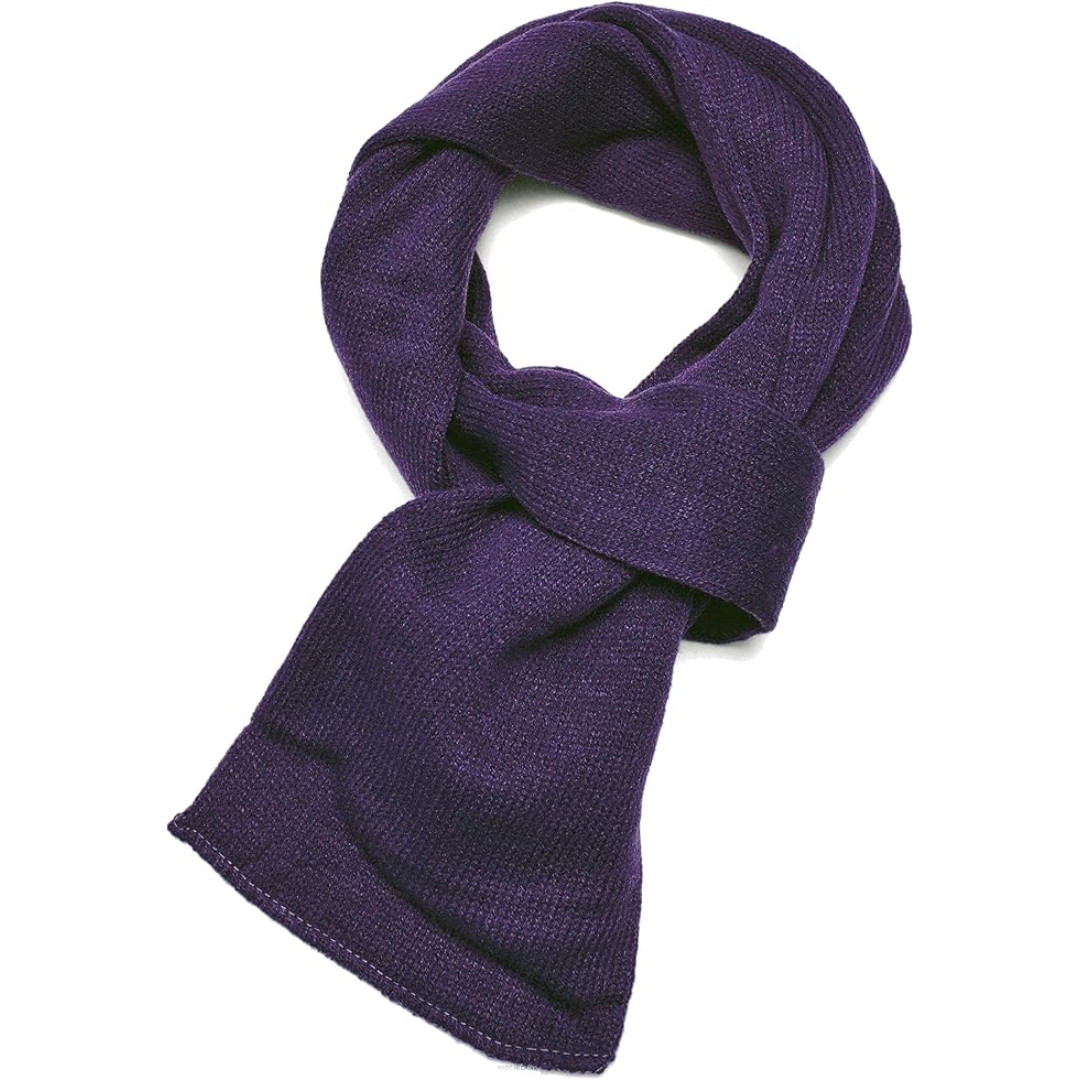 Bufanda de Invierno de Punto de Doble Capa Clásica para Hombres - Xander