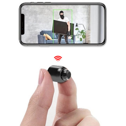 Cámara Mini WiFi AetherGuard con Visión Nocturna 1080P Video del Reino Unido y Audio Claro