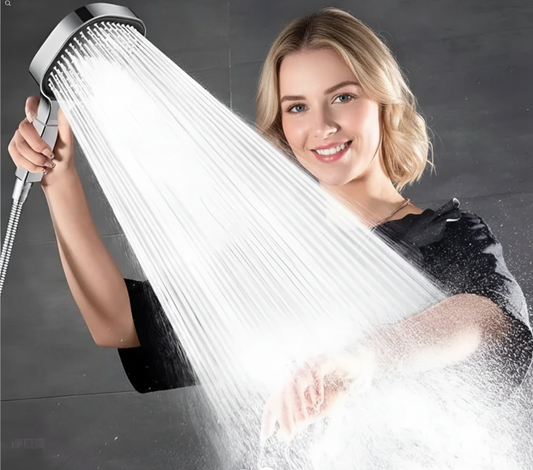 Cabezal de Ducha de Alta Presión con Tecnología de Turbo Boost y Filtración