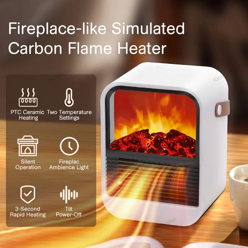 Calefactor eléctrico portátil para calor instantáneo