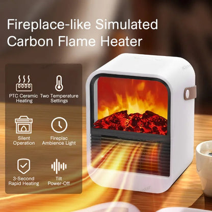 Calefactor eléctrico portátil para calor instantáneo