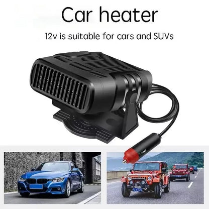 Calefactor para coche de 12 V con funciones de desempañador, calefacción y ventilador de aire frío