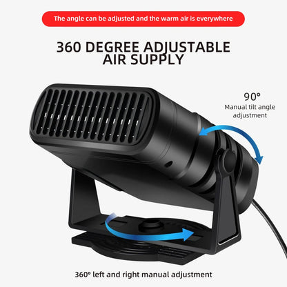 Calefactor para coche de 12 V con funciones de desempañador, calefacción y ventilador de aire frío