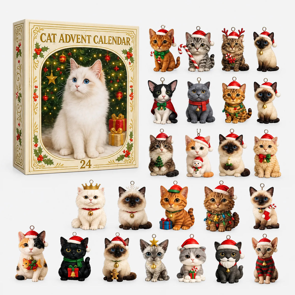 Calendario de Adviento con cuenta atrás para Navidad