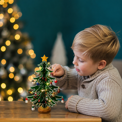 Calendario de adviento con miniadornos para árbol de Navidad – 24 días llenos de sorpresas navideñas