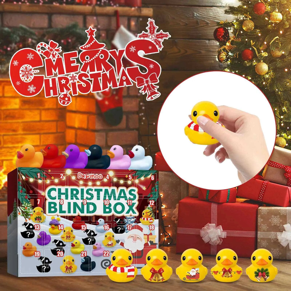Calendario de Adviento con patitos de goma | Un mes lleno de sorpresas