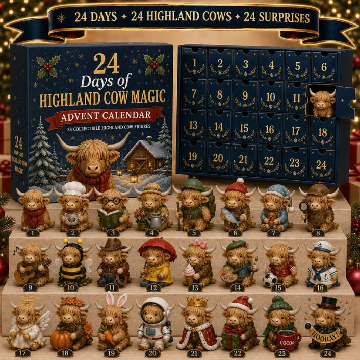 Calendario de Adviento de animales mágicos de acrílico