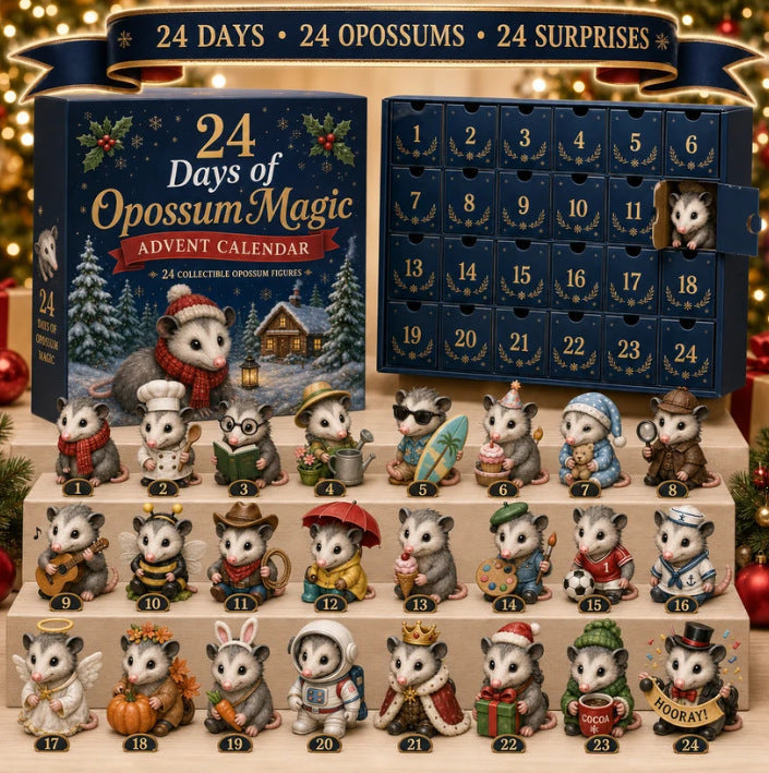 Calendario de Adviento de animales mágicos de acrílico