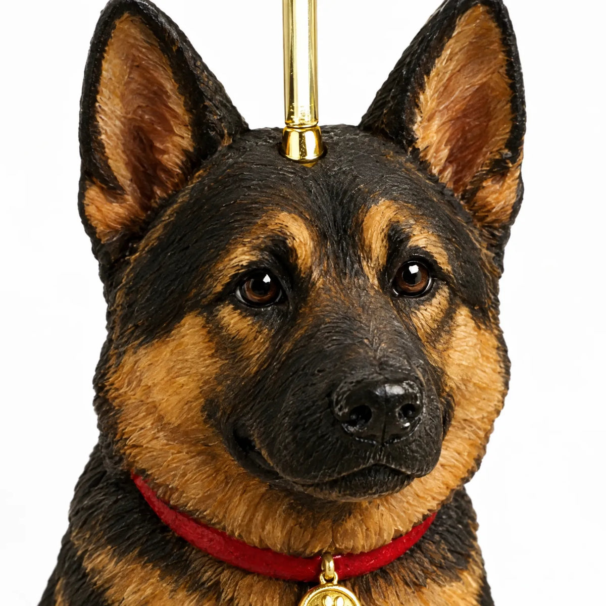 Calendario de Adviento de perros para amantes de los perros – 24 adornos de acrílico de pastor alemán para el árbol de Navidad