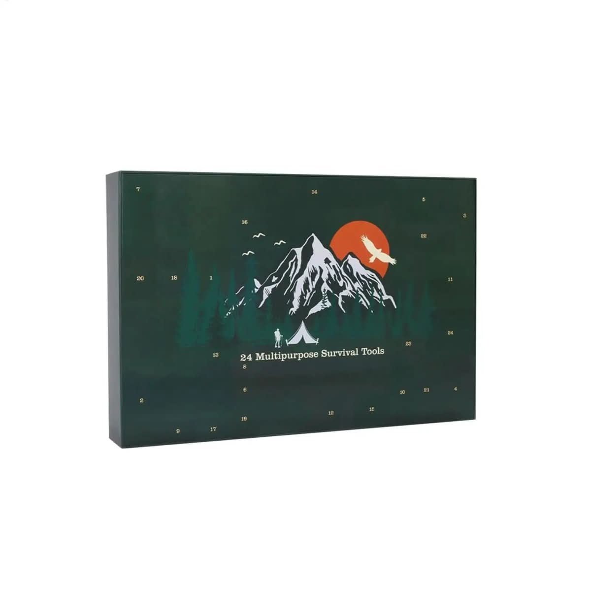 Calendario de adviento para hombre: 24 herramientas de exterior para aventuras