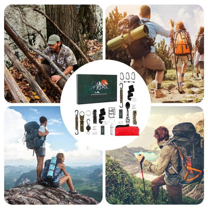 Calendario de adviento para hombre: 24 herramientas de exterior para aventuras