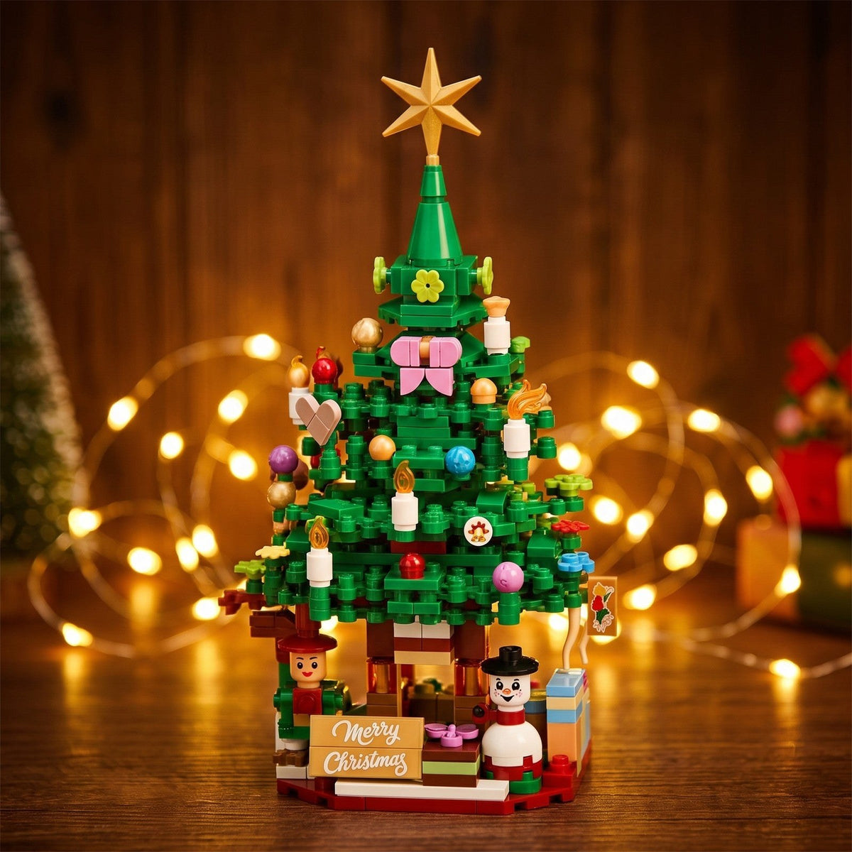 Calendario de Adviento Pueblo Navideño de Bloques, 864 Piezas