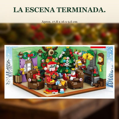 Calendario de Adviento Salón de Navidad, 669 Piezas en 24 Cajitas
