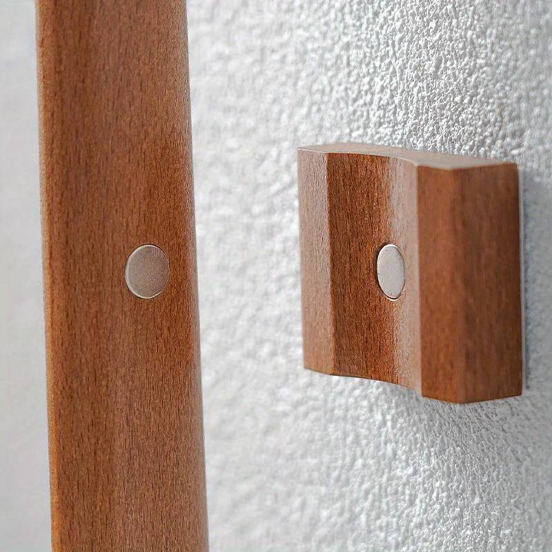 Calzador de madera de mango largo con soporte magnético