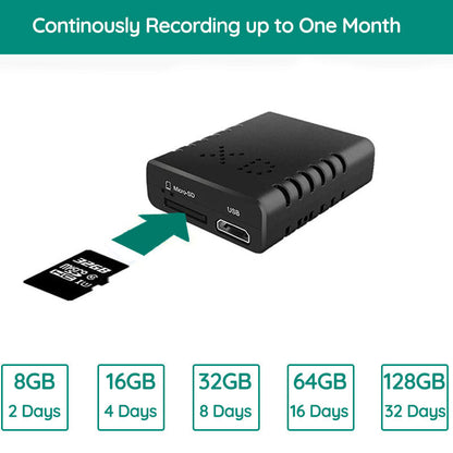 Cámara de seguridad HD discreta con audio