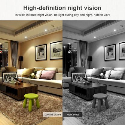Cámara micro HD WiFi compacta con audio y visión nocturna