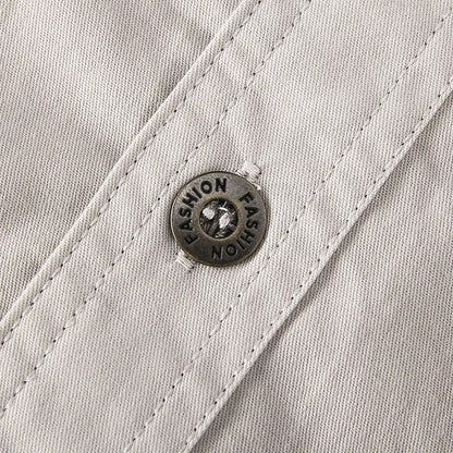 Camisa abotonada de manga larga para hombre
